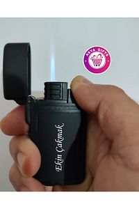 Kişiye Özel Isim Baskılı Çakmak Turbo (jet ) Pürmüzlü (rüzgarda Sönmez ) ürün fotoğrafı