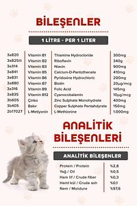 Plus B Kediler Için Tüy Dökümünü Azaltan, Besleyen Tüy Sağlığı Damlası Kedi Tüy Döküm Önleyici 50 ml ürün fotoğrafı