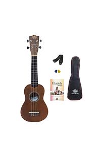 Hk-21 Soprano Ukulele / 5 Renk Seçeneği Taşıma Çantalı Pena Askı Method ürün fotoğrafı