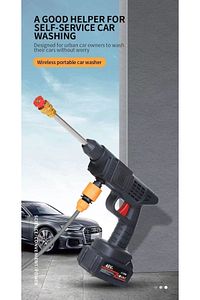 48v Şarjlı 12000 Mah Akülü Oto Araç Yıkama, Bahçe Sulama Tabancası Makinesi Yüksek Basınçlı ürün fotoğrafı
