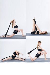 Pull Yoga Pilates Streç Askı Bandı Kas Geliştirici Denge Spor Aleti Plates Fitness Kardiyo ürün fotoğrafı