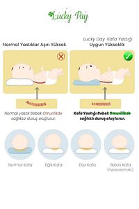 Bebek Kafa Yastığı Bej Bebek Kafa Yastığı, Düz Kafa Yastık, Bebek Yastığı, Organik Pamuk Kumaş ürün fotoğrafı
