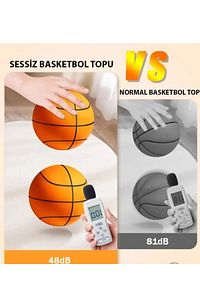 Sessiz Basketbol Topu Ve Potası | Iç Mekanlar Için ürün fotoğrafı