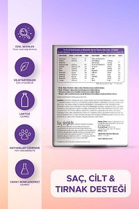 Üzüm Çekirdeği Ekstresi,Biotin,Çinko,Selenyum İçeren Saç Cilt Tırnak Sağlığı Vitamini 30 Tablet ürün fotoğrafı