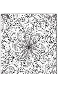 Mandala Boyama Görkemli Desenler ürün fotoğrafı