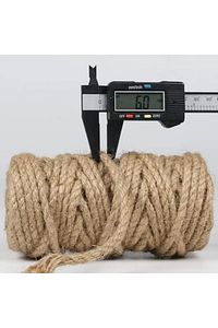 6 Mm Jüt Halat Kendir Urgan Halat Ip 100 Metre Dekoratif Halat ürün fotoğrafı