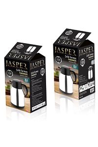 2 Litre Çift Kat Piknik Kamp Outdoor Çelik Çay Termosu 1200a Penguen ürün fotoğrafı