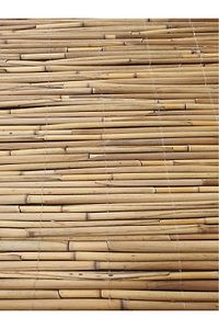 1m X 5m Hasır Kamış Çit Bambu Gölgelik Bahçe Dekor Misina Örgü Kamış ürün fotoğrafı
