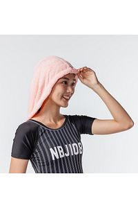 Nabaiji Mikrofiber Saç Havlusu - Açık Pembe ürün fotoğrafı