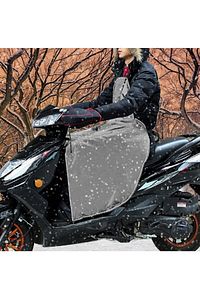 Scooter Diz Koruma Örtüsü Motorsiklet Dizlik Yağmur Soğuk Rüzgar Önleyici Rüzgarlık Gri Kılıf ürün fotoğrafı