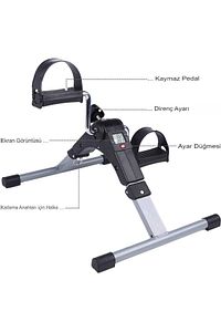 Küçük Boy Pedal Egzersiz Bisikleti Ev Direnç Fitness Ekipmanları Koşu Bisikleti Bandı Aleti Cihazı ürün fotoğrafı