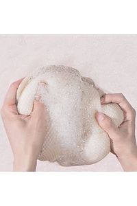 Bebek Kafa Yastığı Bej Bebek Kafa Yastığı, Düz Kafa Yastık, Bebek Yastığı, Organik Pamuk Kumaş ürün fotoğrafı