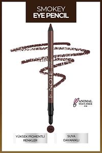 Smokey Eye Pencil Waterproof Aplikatörlü Suya Dayanıklı Göz Kalemi - 04 Copper - Bakır ürün fotoğrafı