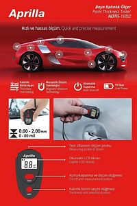 Boya Kalınlık Ölçer & Paint Thickness Tester ürün fotoğrafı
