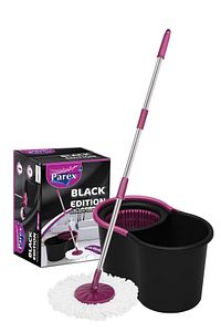 Black Edition Otomatik Temizlik Seti - Kova Mop Seti ürün fotoğrafı