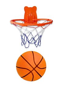 Sessiz Basketbol Topu Ve Potası | Iç Mekanlar Için ürün fotoğrafı