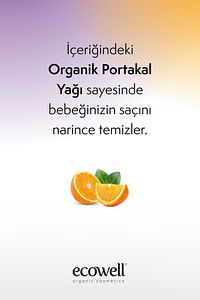 Bebek Saç & Vücut Şampuanı Set, Organik & Vegan Sertifikalı, Parabensiz Doğal Konak Önleyici 2x300ml ürün fotoğrafı