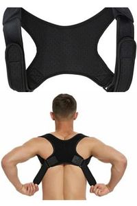 Çapraz Dik Duruş Unisex Siyah Yeni Nesil Dik Duruş Korsesi Kamburluk Önleyici Terletmez Korse ürün fotoğrafı