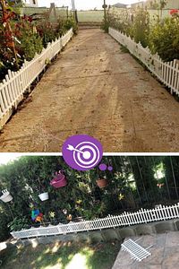 Dekoratif Bahçe Çiti Plastik Çit Peyzaj Koruma Panel Çit 1 Adet 59 Cm Beyaz ürün fotoğrafı