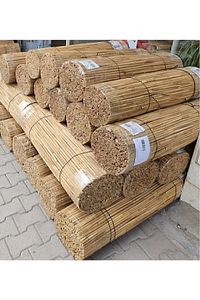 1m X 5m Hasır Kamış Çit Bambu Gölgelik Bahçe Dekor Misina Örgü Kamış ürün fotoğrafı