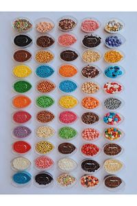 Mini Pasta Süsü Seti 40 Lı Paket Karışık ürün fotoğrafı