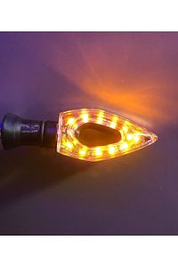 Motorsiklet Led Sinyal Üçgen Üniversal ürün fotoğrafı