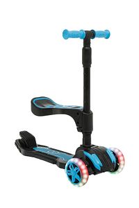 Cool Wheels Led Işıklı Oturaklı Mavi Combo Scooter ürün fotoğrafı