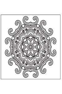 Mandala Boyama Görkemli Desenler ürün fotoğrafı