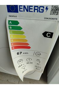 CGA252X0TR 1200 Devir 10 Kg Çamaşır Makinesi ürün fotoğrafı