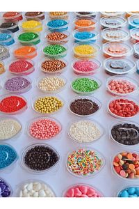 Mini Pasta Süsü Seti 40 Lı Paket Karışık ürün fotoğrafı