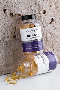 Omega-3 Premium Fish Oil 90 Softgel X 1000mg, Balık Yağı, Hidrolize Kolajen & Vitamin C ürün fotoğrafı