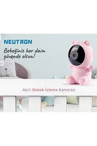 Ninni Söyleyen Gece Görüşlü Ip Wifi Bebek Izleme Kamerası Mavi - App Ile Kontrol ürün fotoğrafı