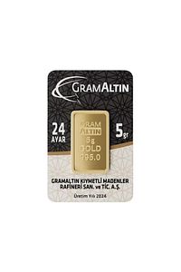 İar 5 gr 24 Ayar Iar gram Altın ürün fotoğrafı