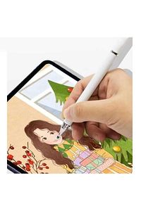 Android ve İos Uyumlu Dokunmatik Kalem 2 in 1 Kalem Tüm Telefon ve Tabletlerle Uyumlu Stylus Kalem ürün fotoğrafı