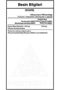 Tribulus Terrestris 100 Kapsül 100 Servis ürün fotoğrafı
