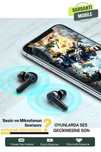 Powerbankli El Fenerli  Ios Android Uyumlu A Kalite Hd Ses Performanslı Kablosuz Bluetooth Kulaklık ürün fotoğrafı