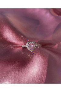 Çelik Pembe Yüzük ürün fotoğrafı