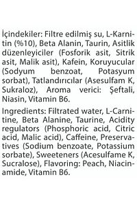 L-cartinine Matrix Şeftali Aromalı 30 ml 20 Adet ürün fotoğrafı