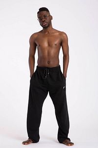 Büyük Beden Unisex Eşofman Altı Cepli Fermuarlı ürün fotoğrafı