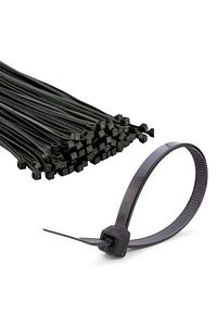 Siyah Kablo Bağı Plastik Cırt Kelepçe 4.8x300 Mm 30 Cm 100 Adet Crtsyh30 ürün fotoğrafı