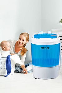 Taşınabilir 22 Litre 6 Kg Yıkama Kapasiteli Çamaşır Ve Ayakkabı Yıkama Makinesi ürün fotoğrafı