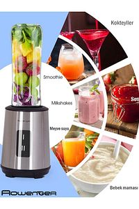 Fitmix Kişisel Smoothie Blender Kişisel Blender 600ml Meyve Sıkacağı ürün fotoğrafı