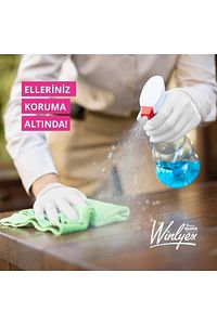 Reflex Winlyex Tek Kullanımlık Pudrasız Beyaz S Beden Eldiven 100’lü ürün fotoğrafı