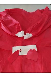 Tek Kullanımlık Cerrahi Box Önlük Fuşya/kırmızı/pembe 40 gr Sms ürün fotoğrafı