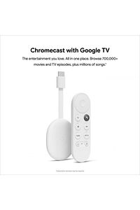 TV Kumanda + Google Chromecast Beyaz ürün fotoğrafı