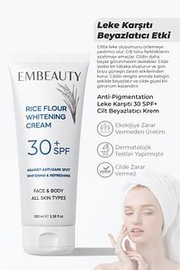 Cilt Beyazlatıcı Aydınlatıcı Leke Karşıtı Bakım Kremi 30 Spf 100 ml ürün fotoğrafı