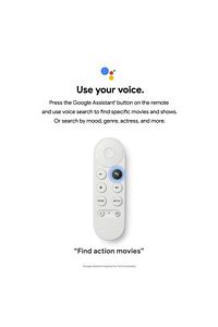 TV Kumanda + Google Chromecast Beyaz ürün fotoğrafı