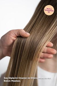 Kuru Ve Yıpranmış Saçlar İçin Keratin & Biotin Onarıcı Saç Maskesi ürün fotoğrafı