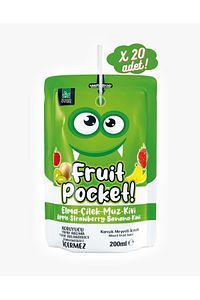 Fruit Pocket - Yeşil - Meyveli İçecek 20 Adet 200ml ürün fotoğrafı