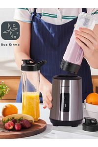 Fitmix Kişisel Smoothie Blender Kişisel Blender 600ml Meyve Sıkacağı ürün fotoğrafı